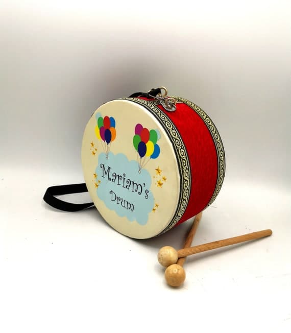 Personalized Leather Kid Drum Custom Printed Toy Insturment | Etsy