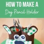 thumbnail image 2 of Hand-painted Dog Pen Holder Cute Desktop Storage Rack Funny Lucky Dog Ornaments 2 of 13