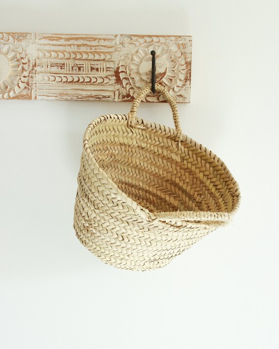 Mini Basket Small Moroccan Basket Mini Beach Basket Mini | Etsy