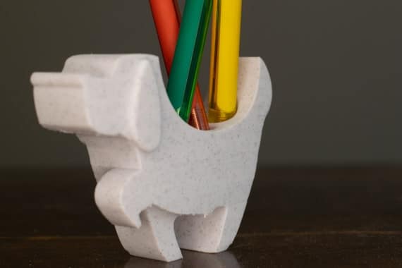 3D Printed Dog Pencil Holder - Etsy
