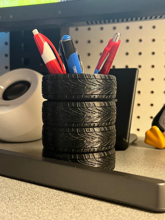 Tire Stack Pen and Pencil Holder - Etsy