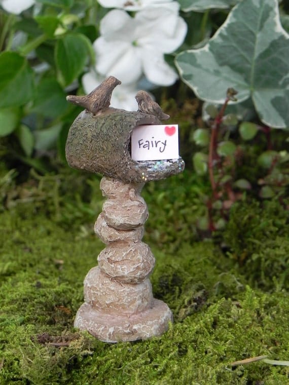 Fairy Garden Mailbox Fairy Letter Accessory for Miniature - Etsy
