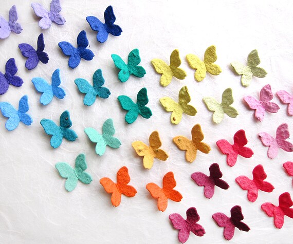 100 Seed Bomb Butterflies Flower Seed Confetti Plantable - Etsy