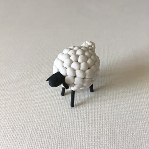 Adorable Miniature Sheep Tiny Sheep Figurine Cute Little - Etsy