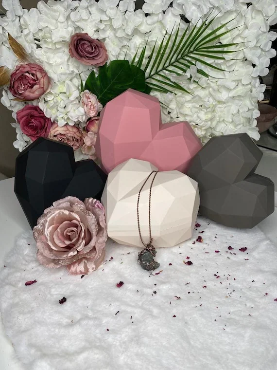 Heart Shape Pretty 3D Luxury Gift Box - Etsy