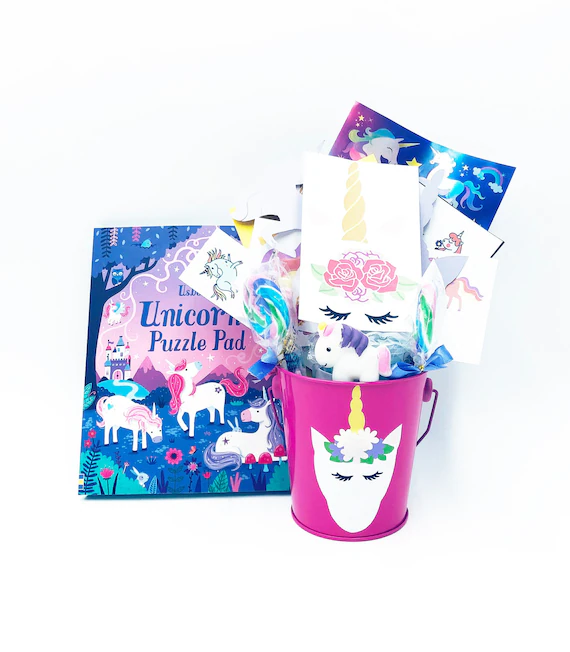 Unicorn Gift Basket Personalized Unicorn Basket Unicorn - Etsy