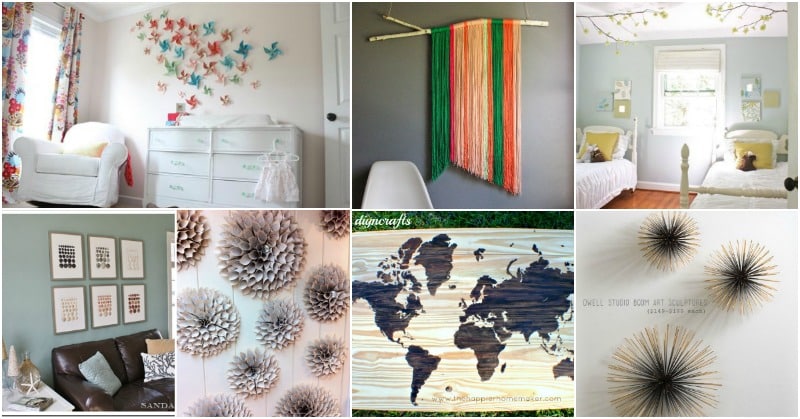 26 Easy and Gorgeous DIY Wall Art Projects that Absolutely Anyone can Make  - DIY & Crafts