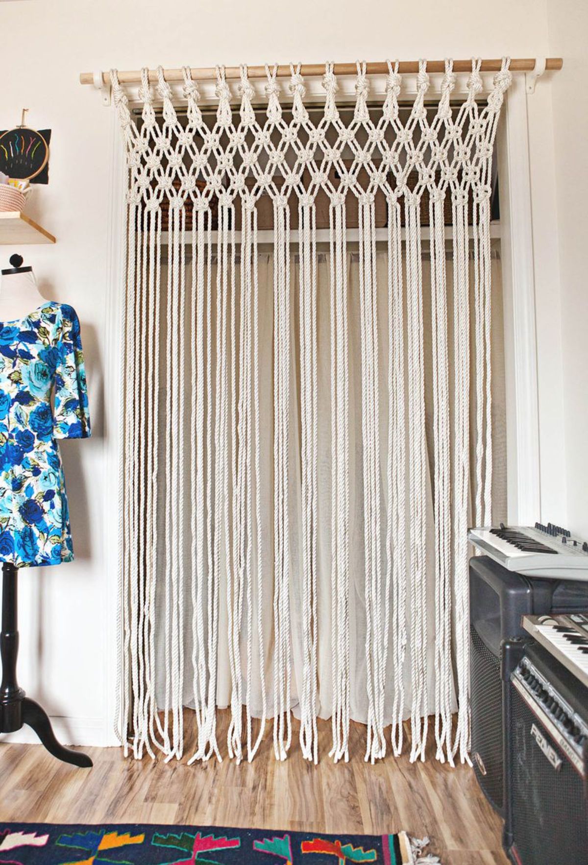 Your Own Macrame Curtain