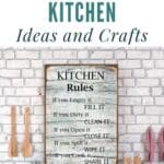 129 Rustic Kitchen Ideas and Crafts pinterest image.