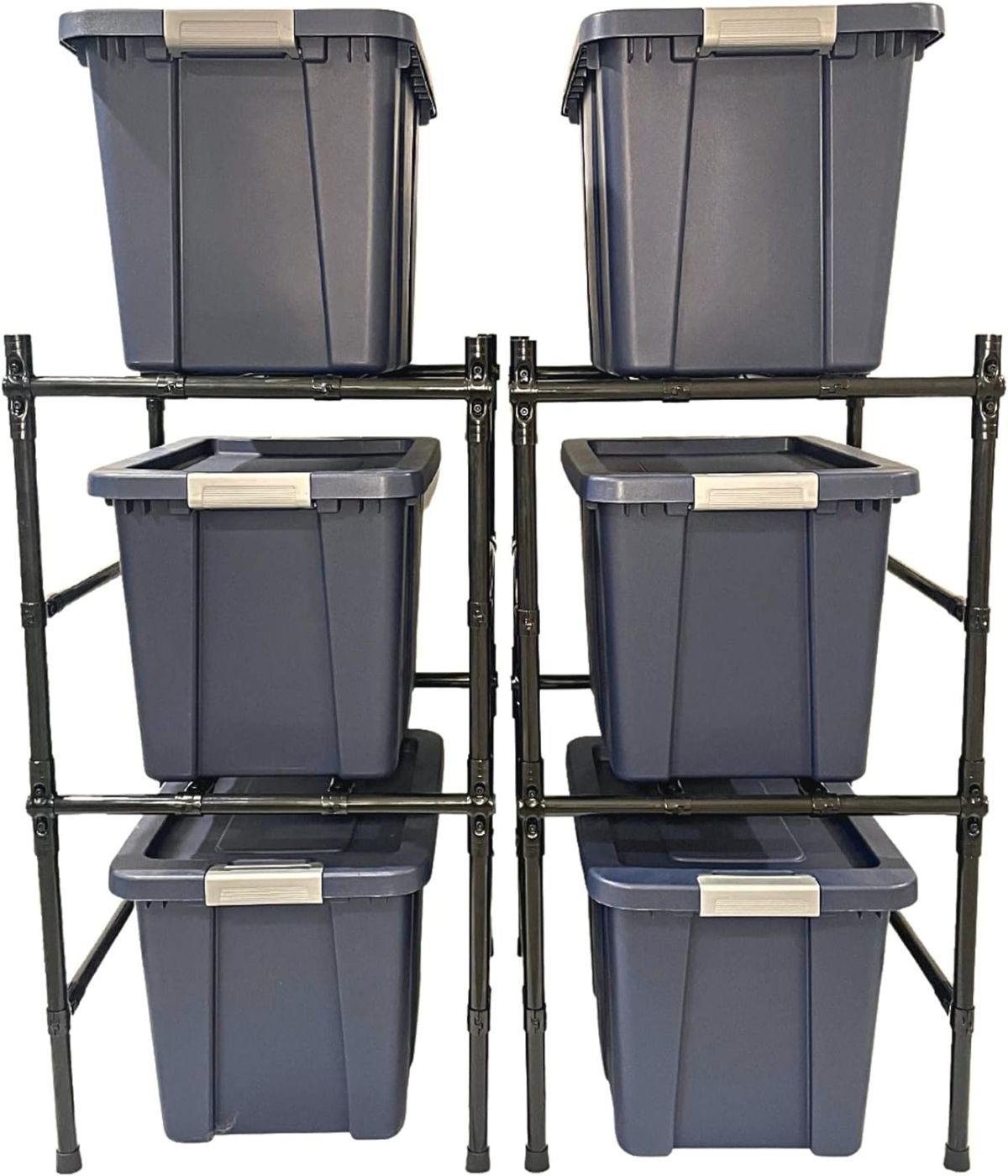 Tote Storage Shelving System That Adapts to Any Space