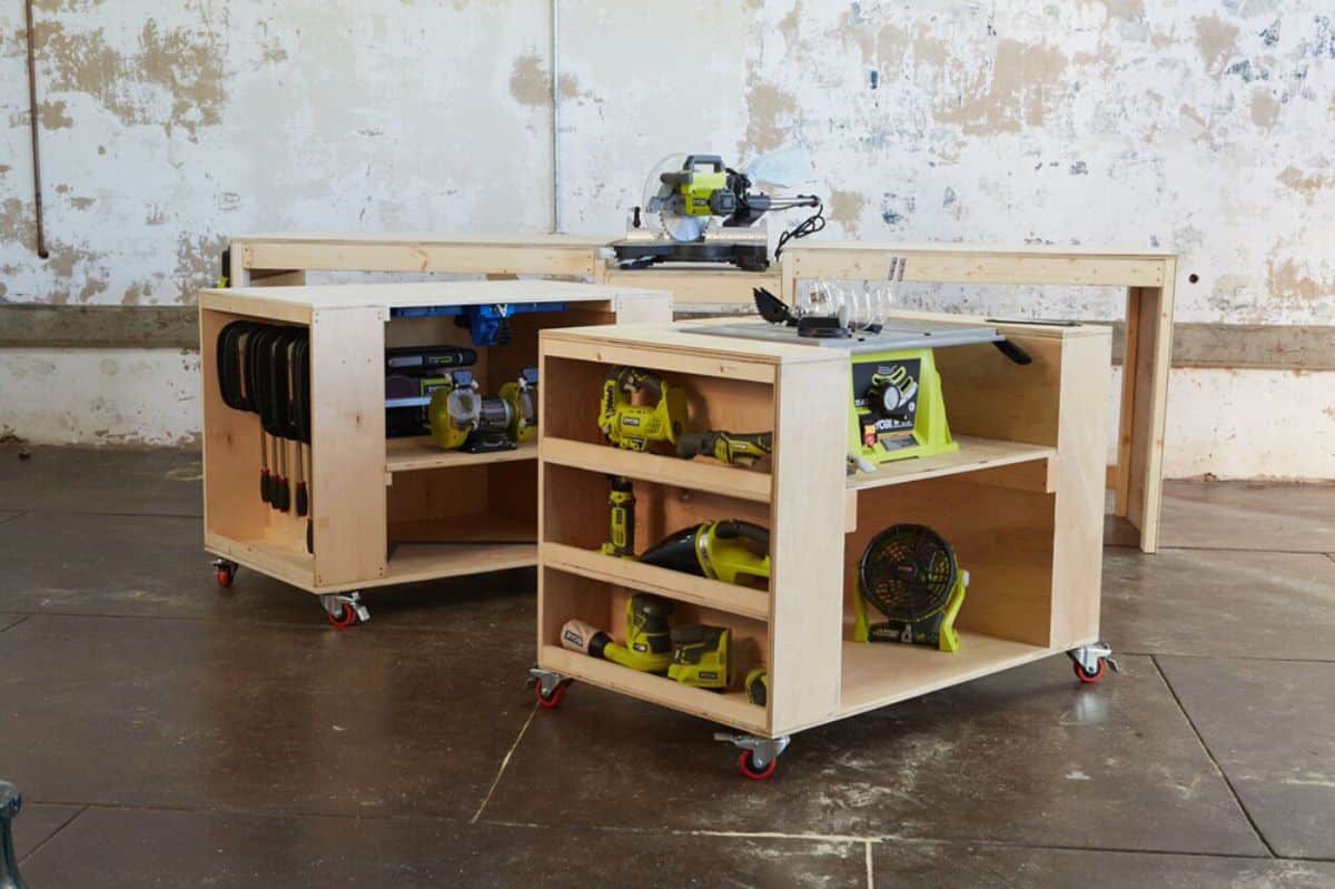 Ultimate Roll Away Workbench with Tool Storage