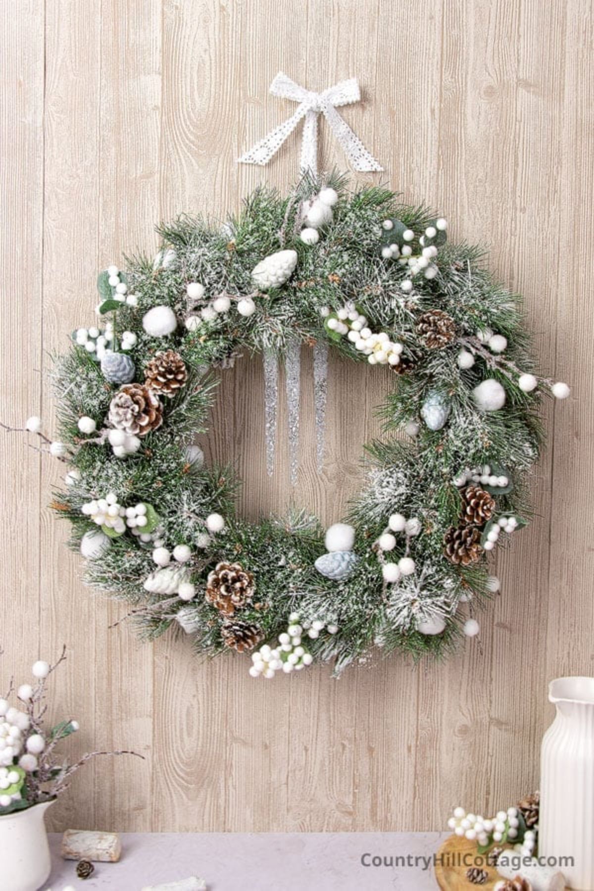 Non-Christmas Winter Wonderland Wreath