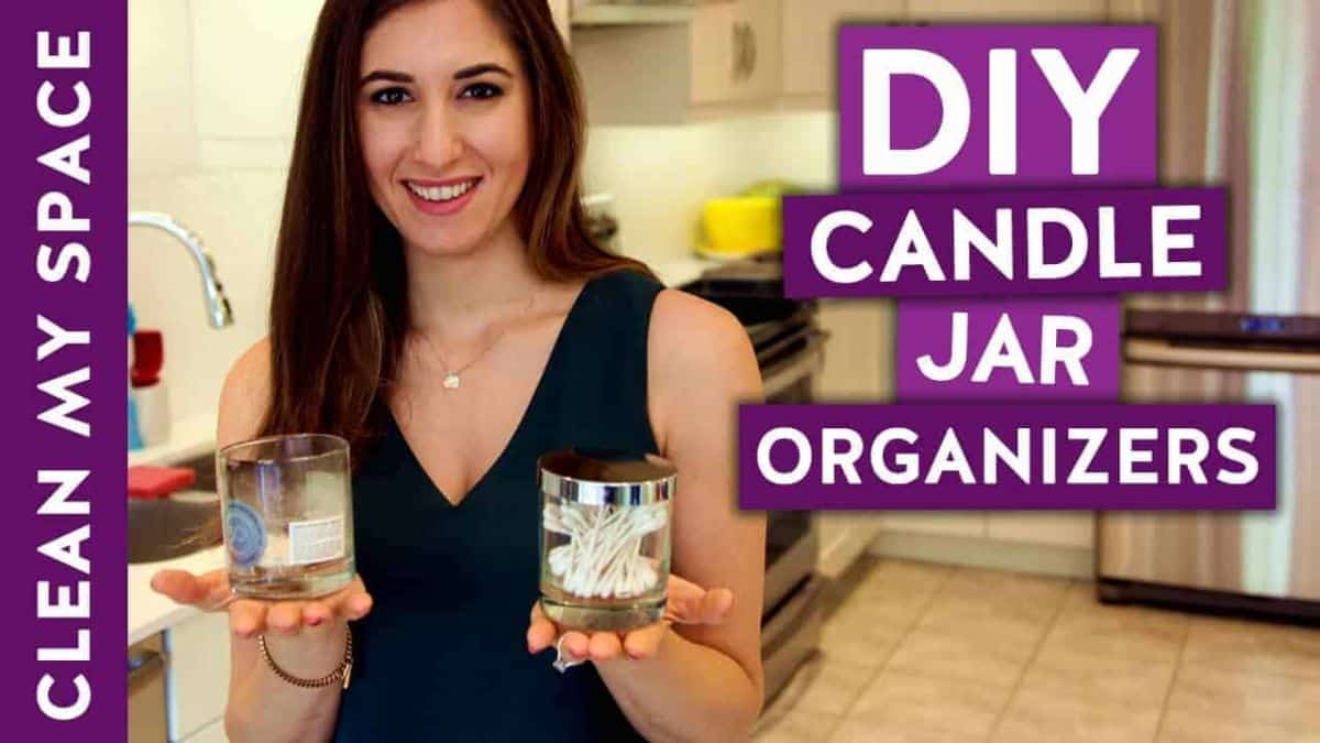 DIY Candle Jar Organizers!