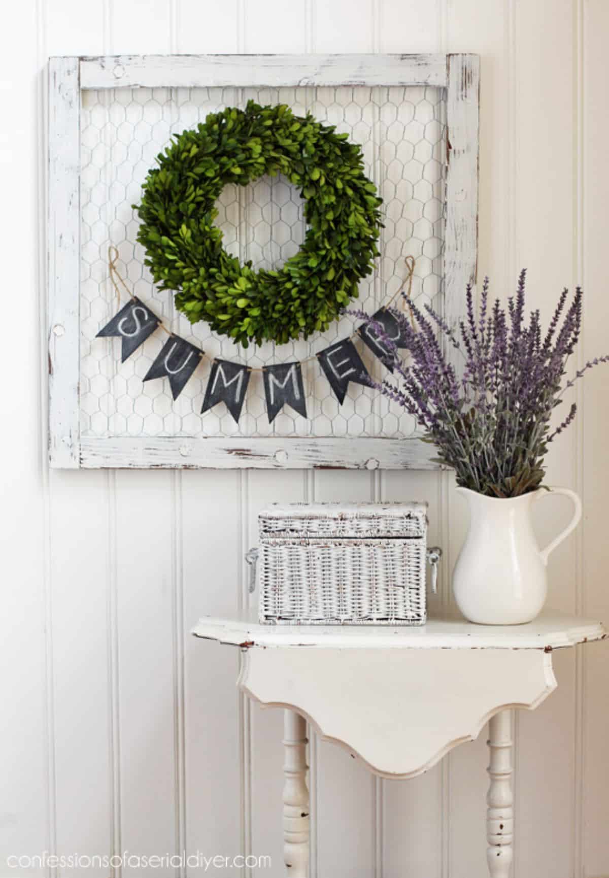 The Perfect Wreath Backdrop