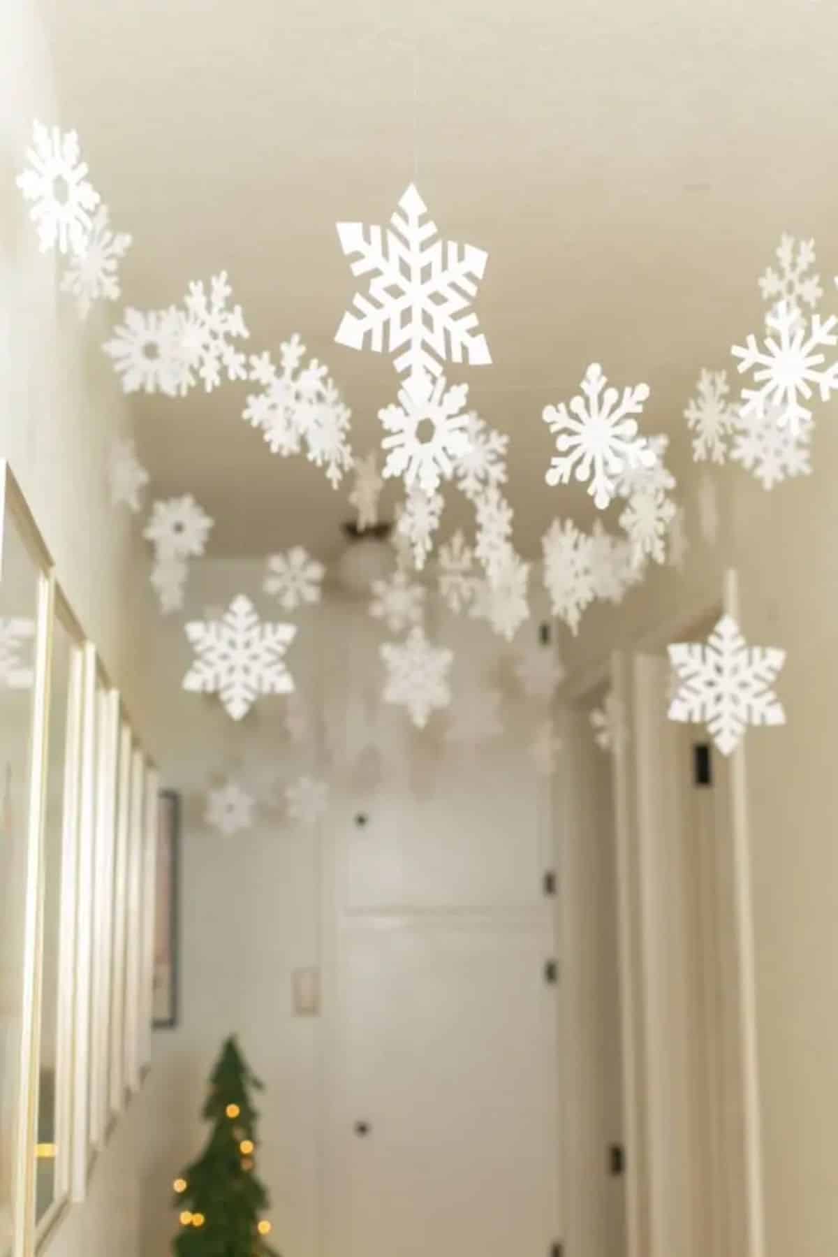 Snowflake Decorations for Winter Holidays