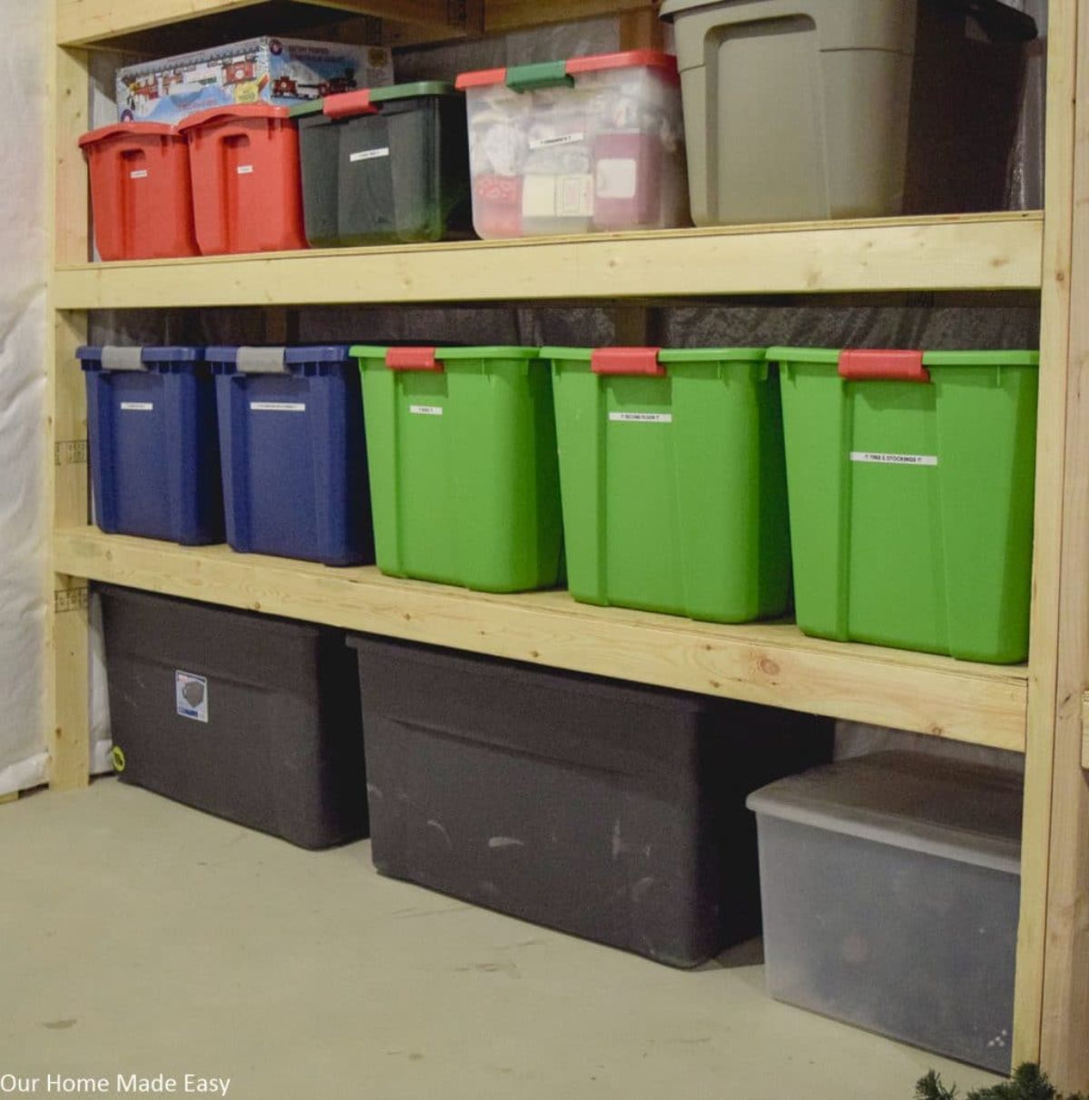 Easy DIY Tote Storage for Less Than $70!