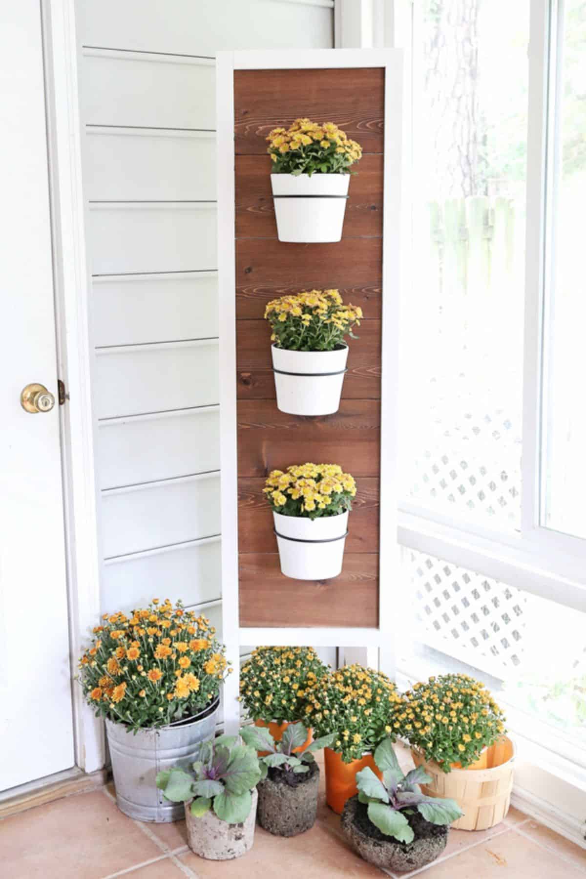 DIY Vertical Plant Stand