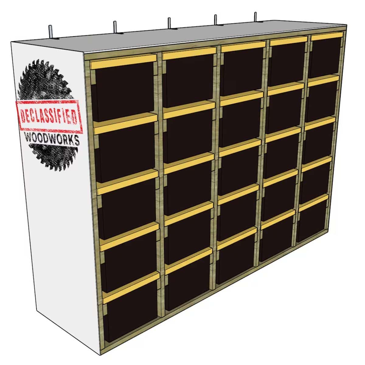 Lowes 25-Tote Storage System