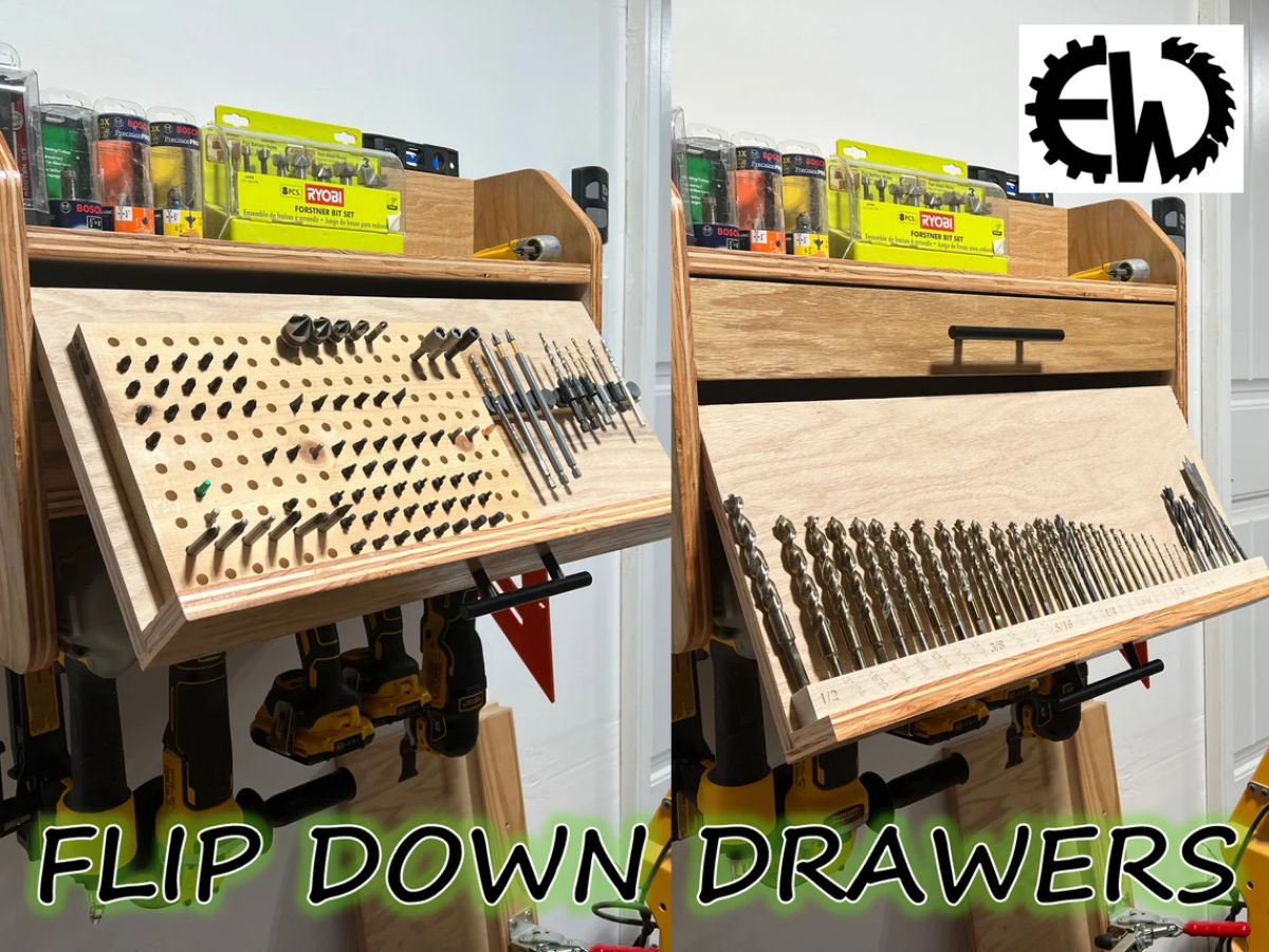 Adjustable Power Tool Organizer and Charging Station