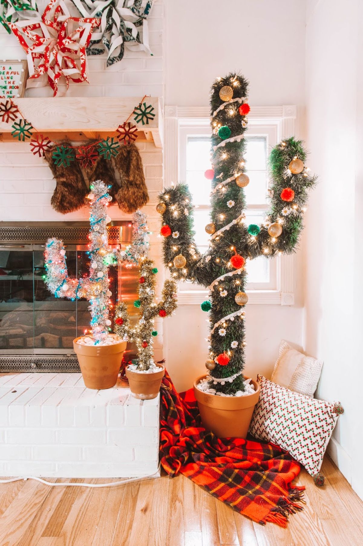 Mini Cactus Christmas Tree DIY