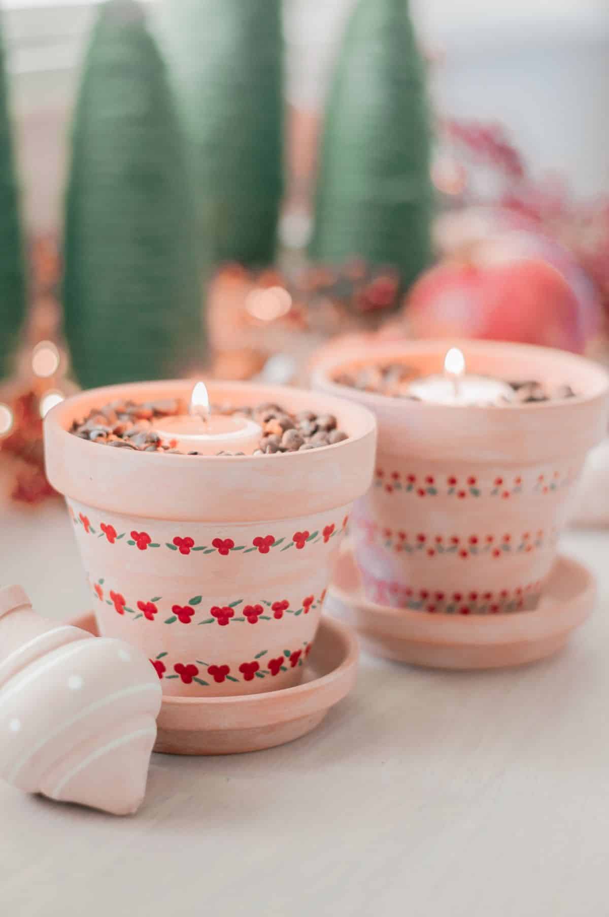 Easy Christmas Craft & DIY Scented Candle