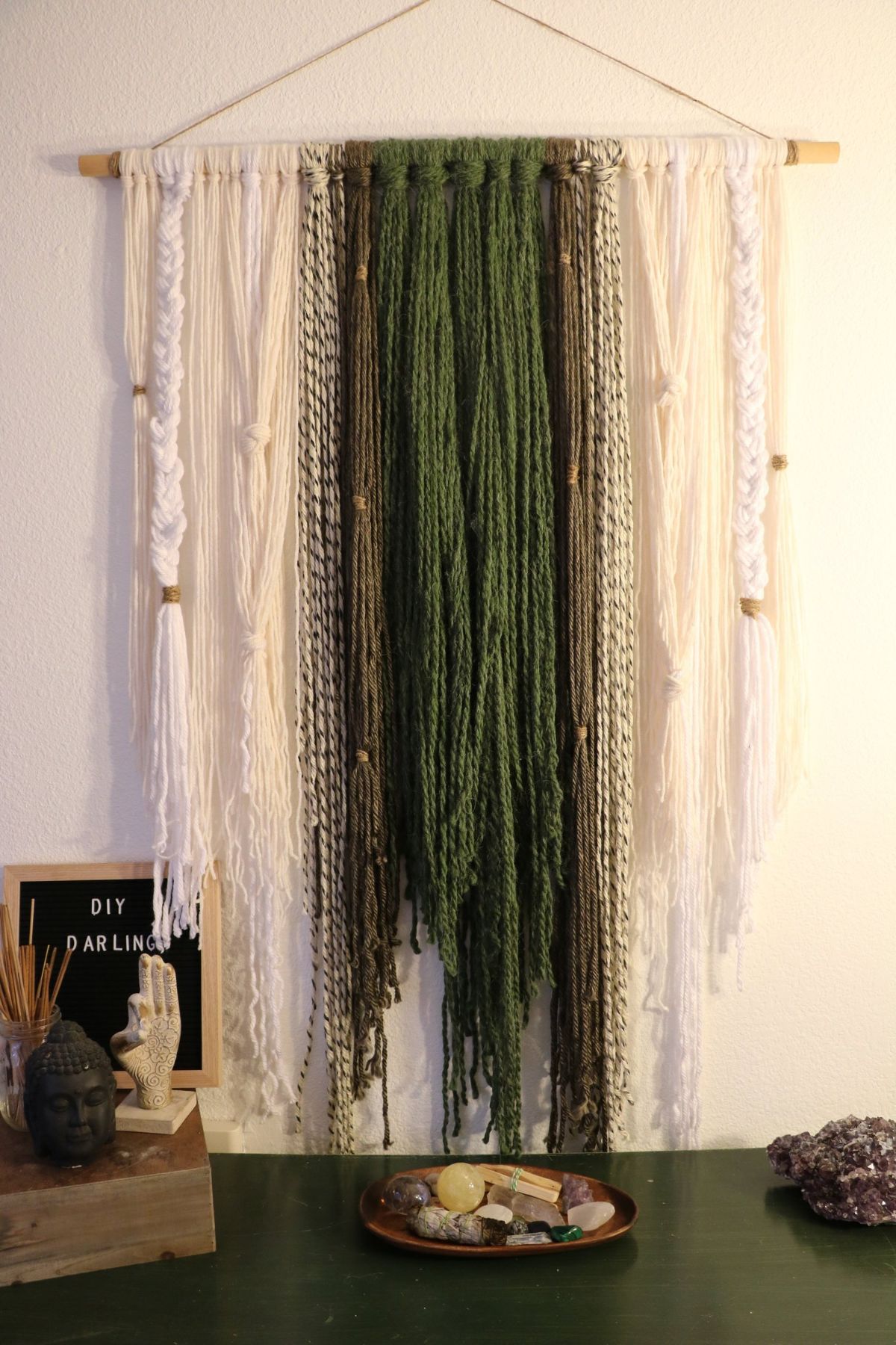 Boho Yarn Wall Hanging
