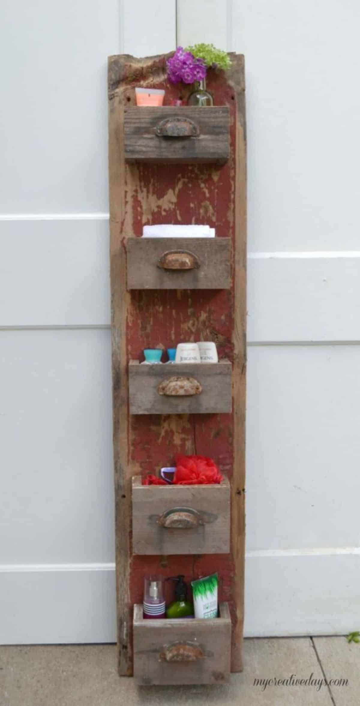 DIY Wall Organizer With Rustic Flair To Keep You Organized
