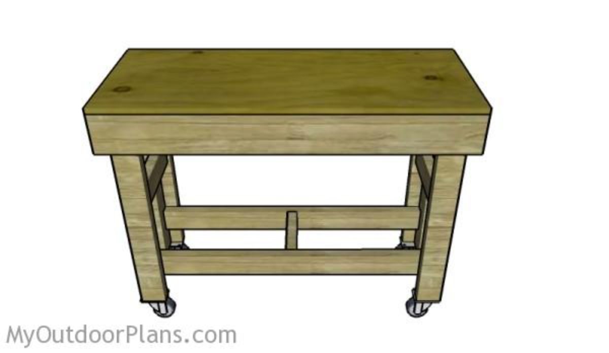 Small and Compact Workbench Plans