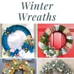 40 Winter Wreaths pinterest image.