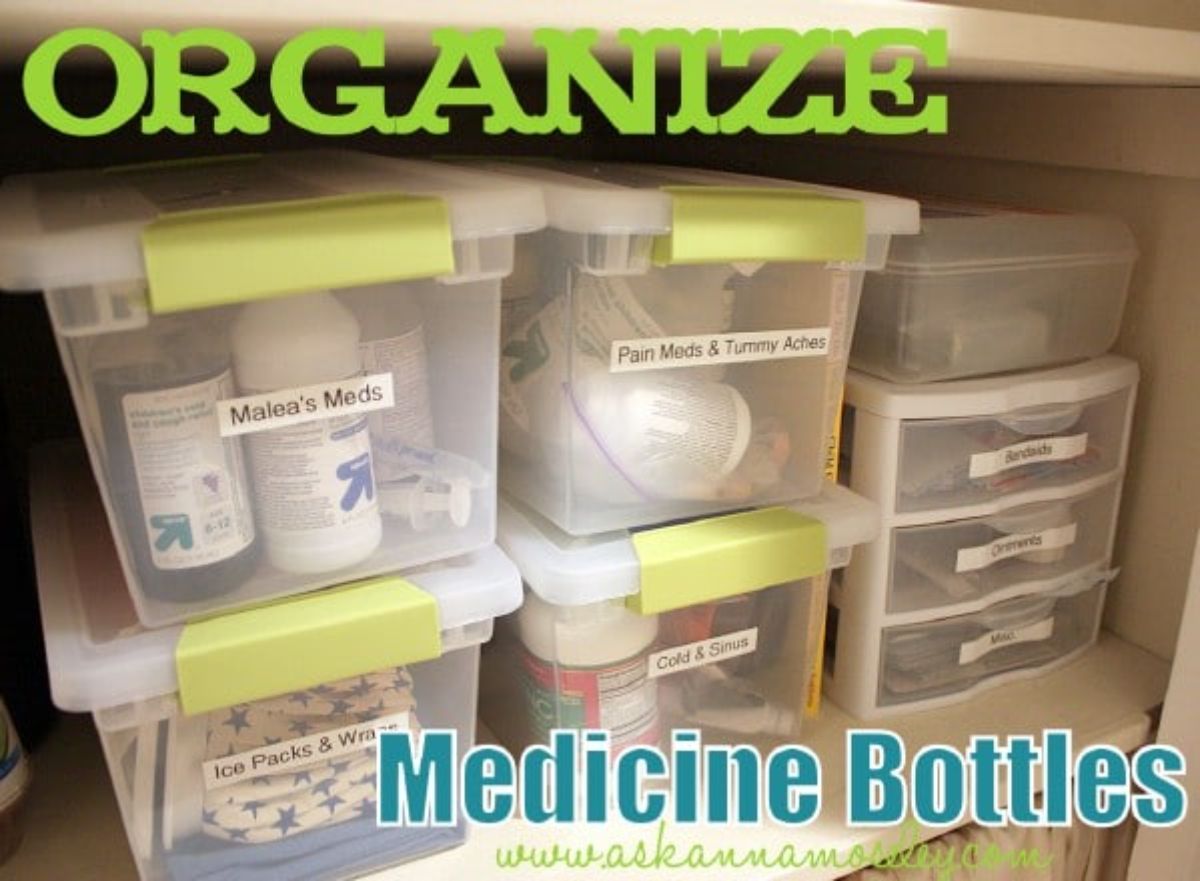 How to Organize Medicine Cabinet