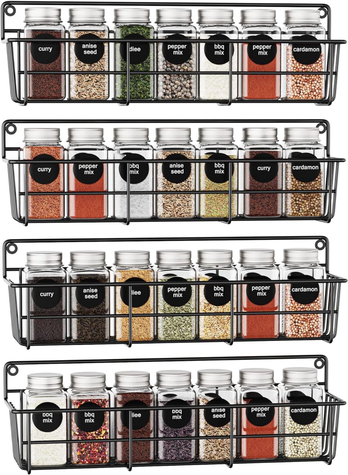 Wall-Mounted Spice Hanging Organizer
