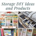 25 Scrapbook Storage DIY Ideas and Products pinterest image.
