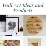 26 DIY Minimalist Wall Art Ideas and Products pinterest image.