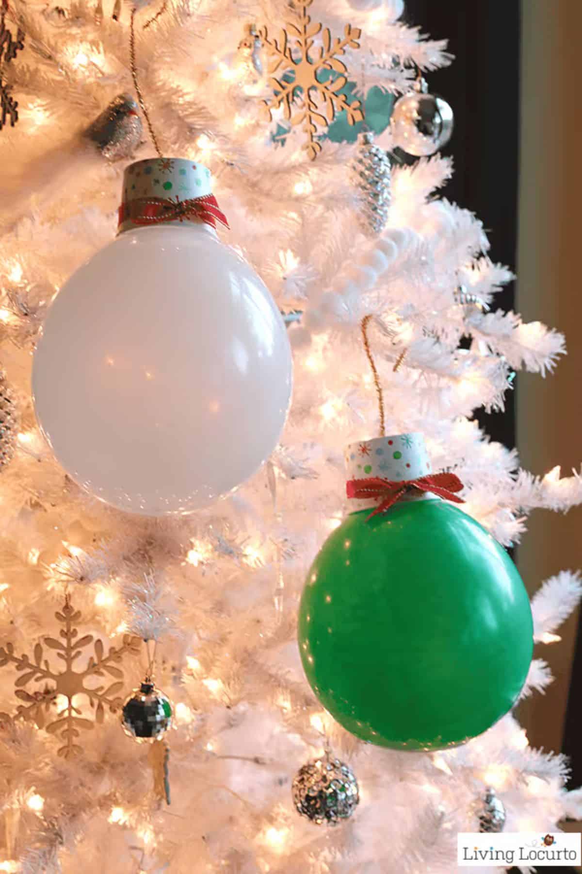 Giant Balloon Christmas Lights and Ornaments
