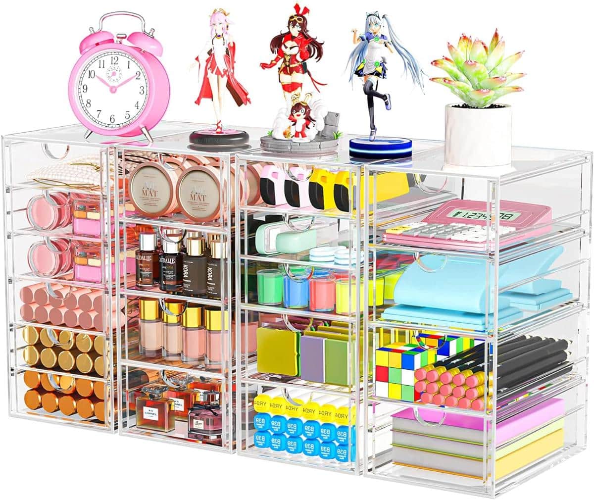 Acrylic Paint Organizer With Drawers