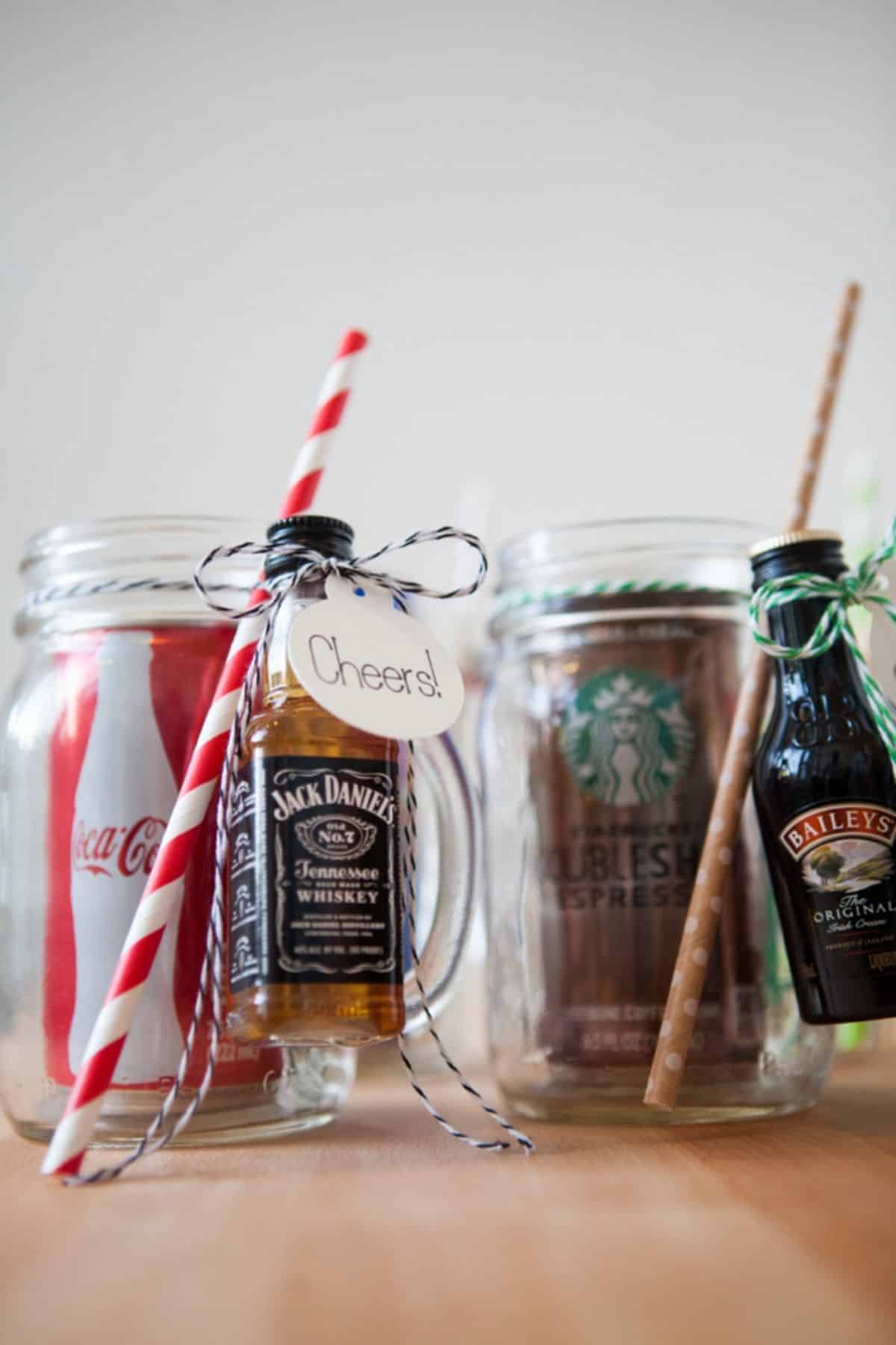 DIY Mason Jar Cocktail Gifts
