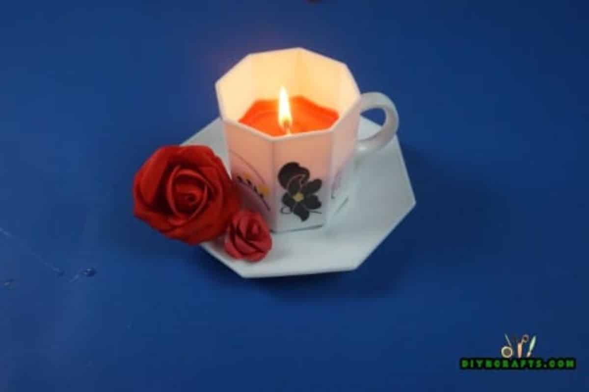 Personalized Teacup Candle the Easy Way