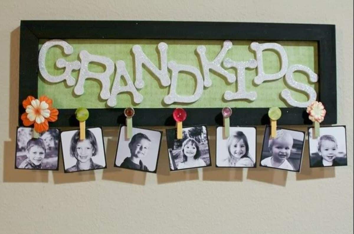 Grandkids Picture Sign