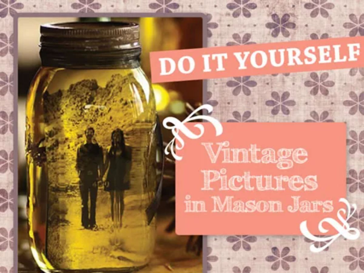 DIY Photos in Mason Jars