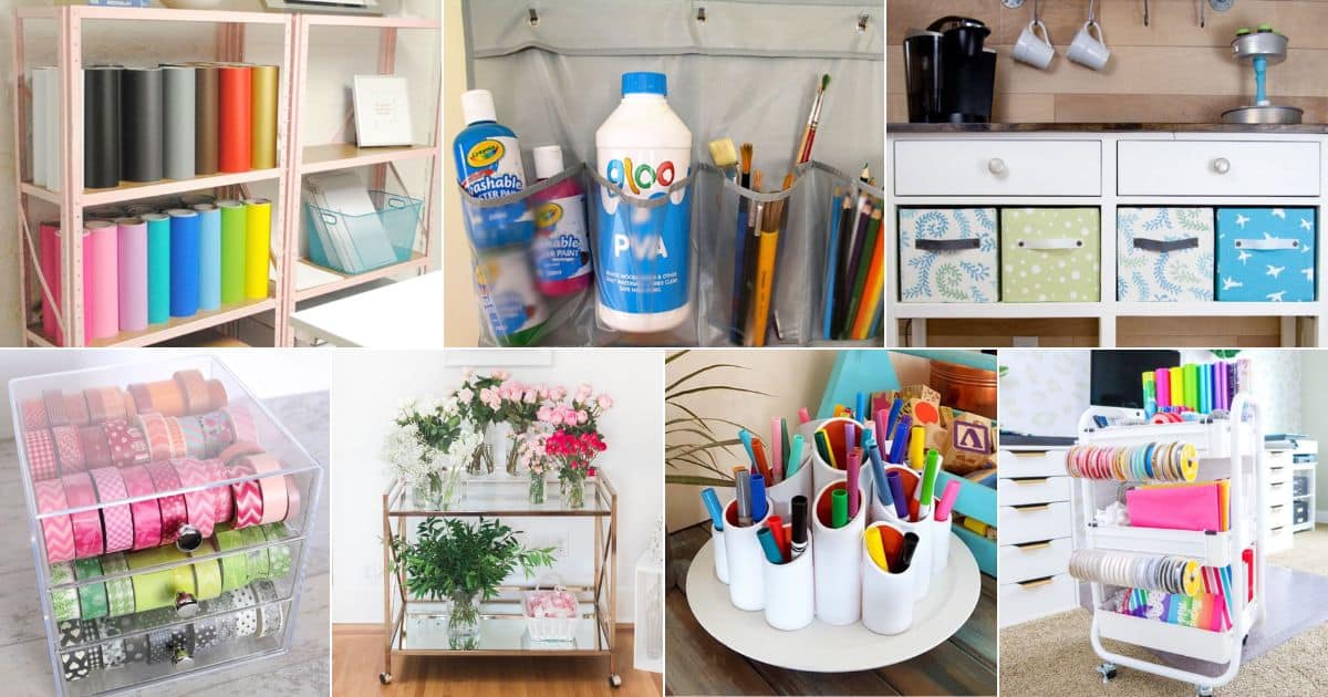 47 Art Supply Storage DIY Ideas and Products - DIY & Crafts