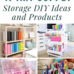 47 Art Supply Storage DIY Ideas and Products pinterest image.