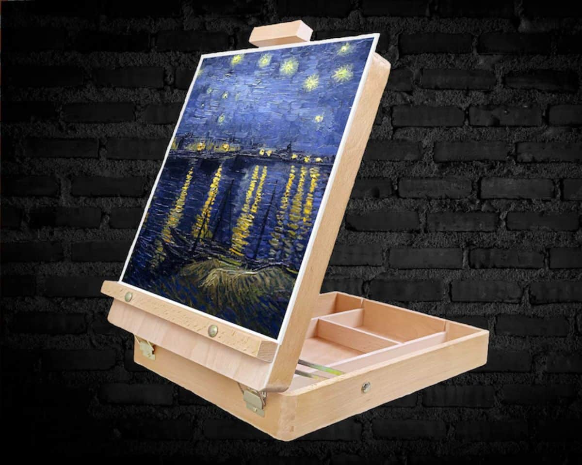 Personalized Tabletop Easel With Storage Space