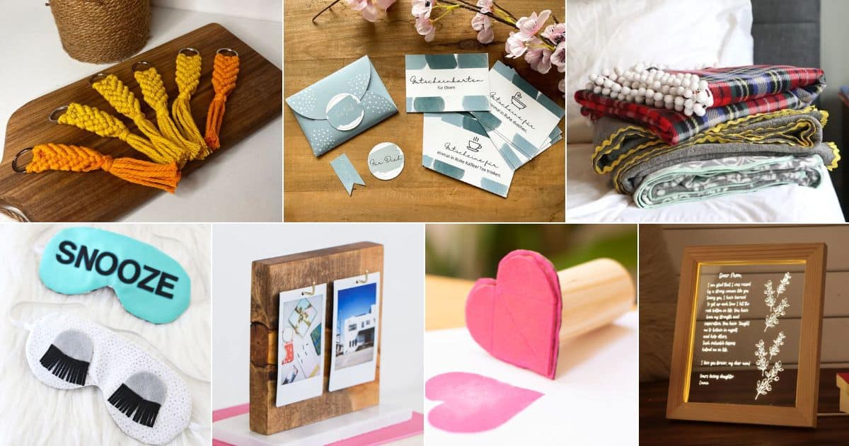 50 DIY Gifts for Parents facebook image.