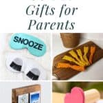 50 DIY Gifts for Parents pinterest image.