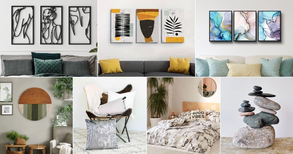 50 Minimalist Room Decor DIY Ideas and Products facebook image.