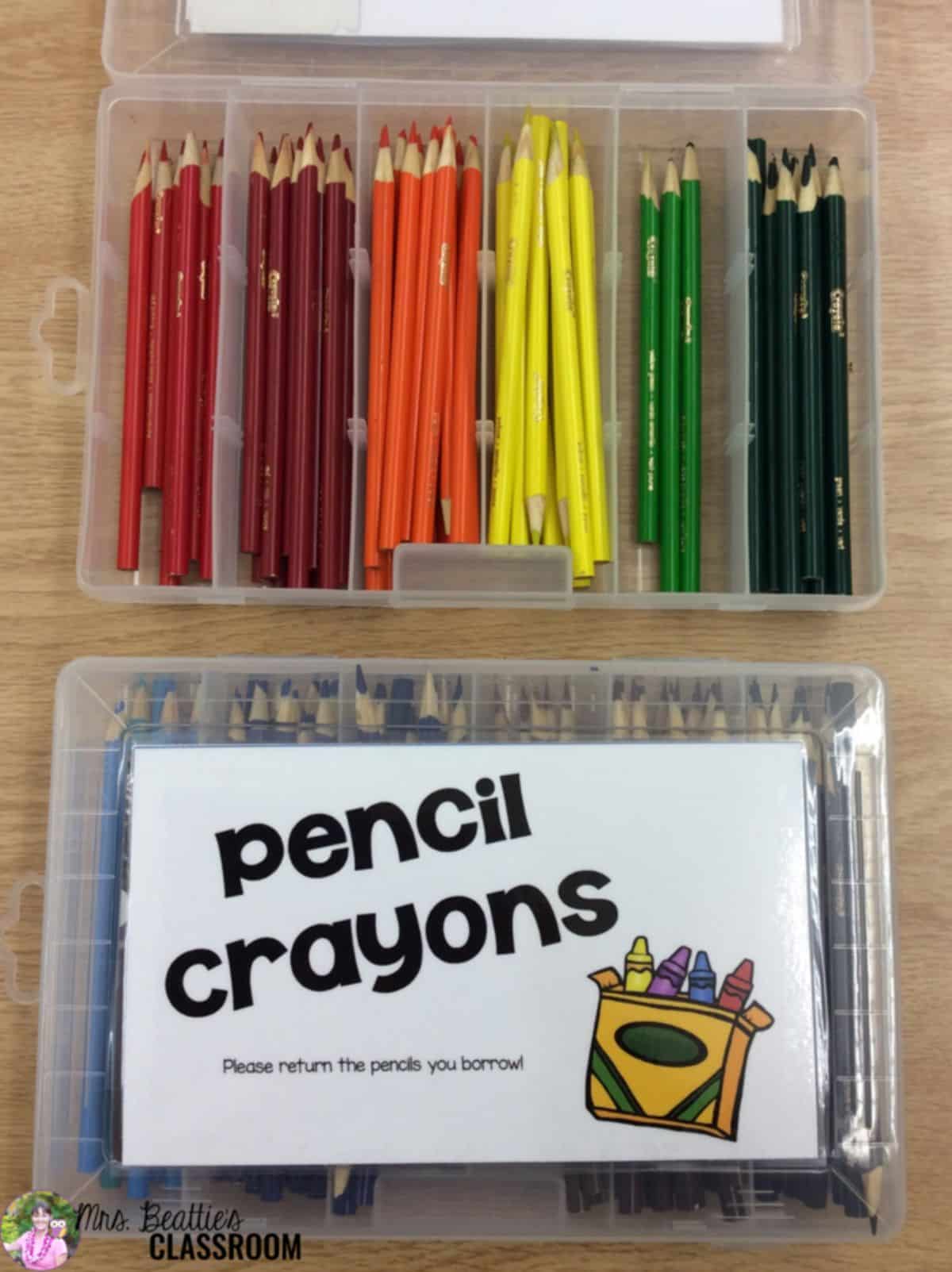 Colored Pencil Display