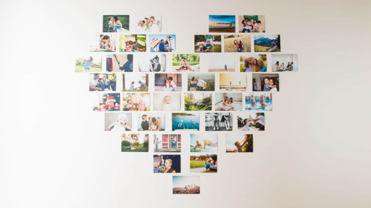 Mini Heart photo Collage