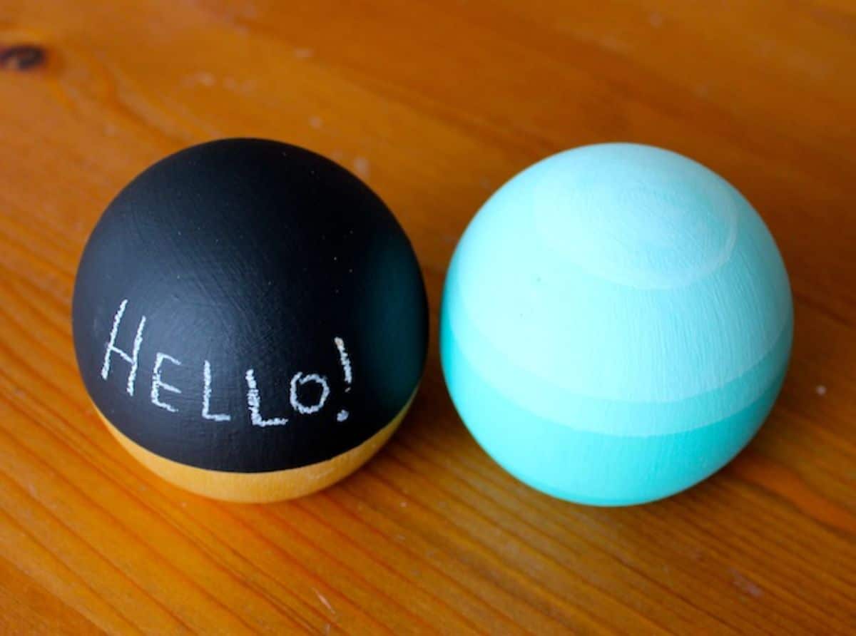Ombre or Chalkboard Wooden Paperweights