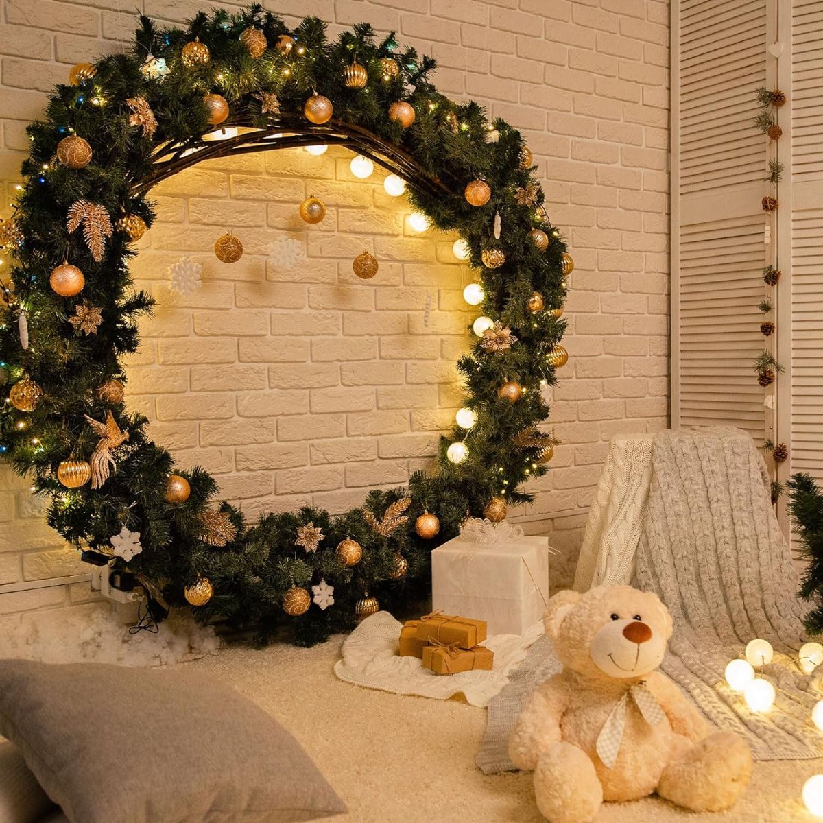 60-inch Artificial Christmas Wreath