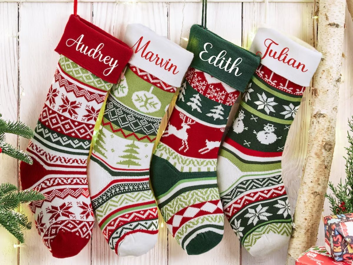 Giant Personalized Christmas Stockings